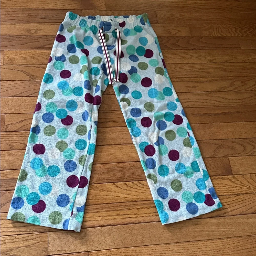 💤 OLD NAVY Kids Pajama Bottoms with Multicolor Polka Dots size medium 8 girls